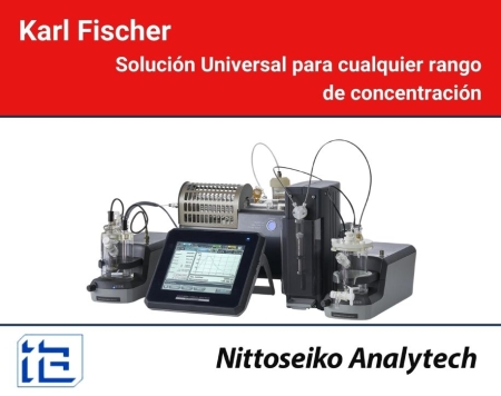Valorador Karl Fischer convertible (Volumétrico/Coulométrico) 