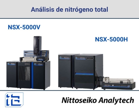 Análisis de nitrógeno total (Quimioluminiscencia)