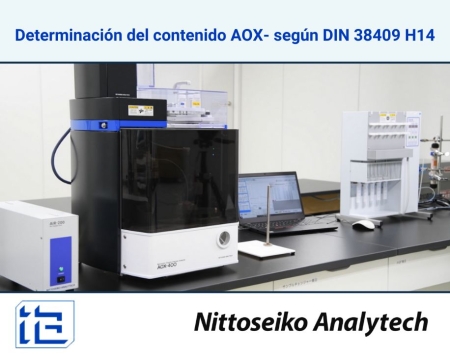 Preparación de muestras. Determinación del contenido AOX según DIN 38409 H14