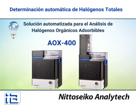 Determinación automatizada de Halógenos Totales