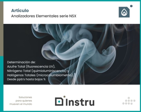 Analizadores Elementales serie NSX