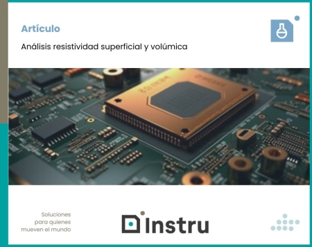 Análisis resistividad superficial y volúmica