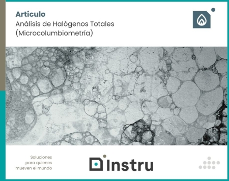 Análisis de halógenos totales (Microcolumbiometría)