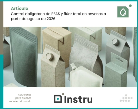 Control obligatorio de PFAS y Flúor total en envases a partir de agosto de 2026 