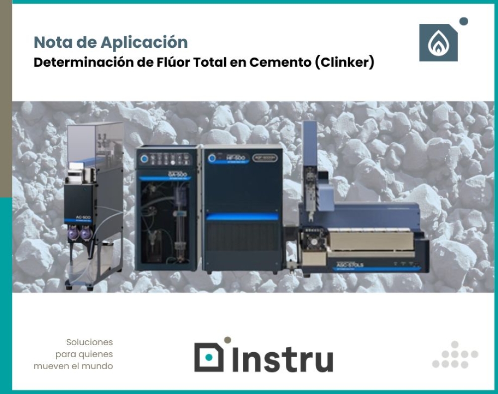 Flúor Total en Cemento por Combustión y Cromatografía Iónica