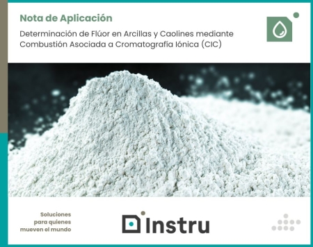 Determinación de Flúor en Arcillas y Caolines mediante CIC