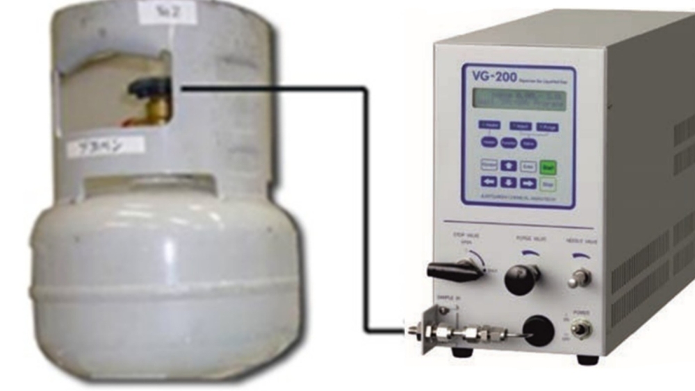 KF - Determinación del contenido de agua en propano (LPG)